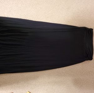 Long black skirt